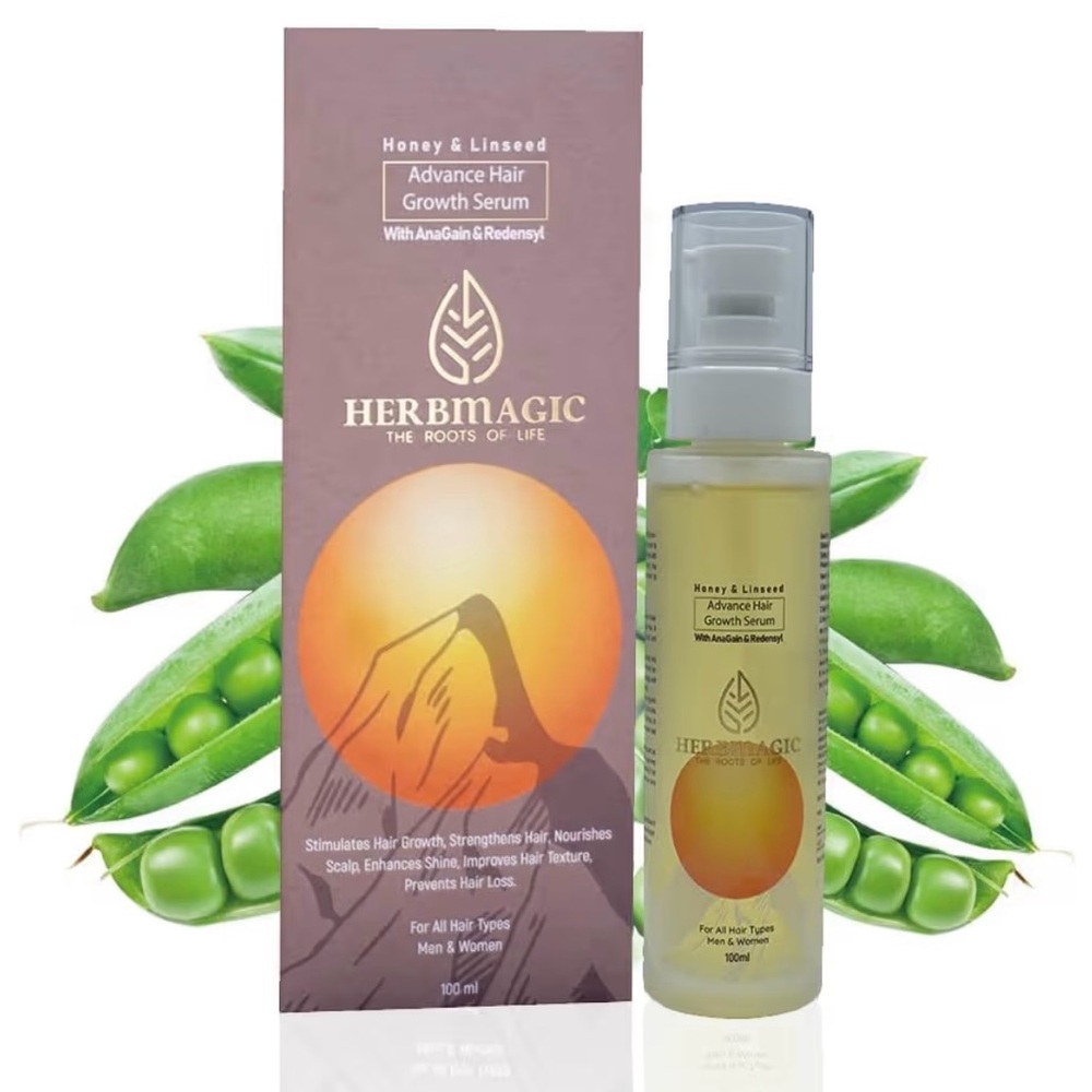 Indian Beauty HERBMAGIC Natural Advanced Hair Growth Serum